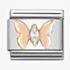 Nomination CLASSIC Rose Gold Butterfly With Stones Charm 430305/19