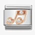 Nomination CLASSIC Rose Gold Music Note with Cubic Zirconia Charm 430305/25