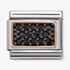 Nomination Classic Rose-Gold and Black 'Gemstones' Charm 430313/03