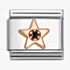Nomination CLASSIC Rose Gold Symbols Black Star Charm 430305/38