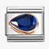Nomination CLASSIC Dark Blue Cubic Zirconia Drop Left Charm 430605/007
