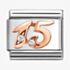 Nomination CLASSIC Rose Gold Cubic Zirconia Number 15 Charm 430315/15