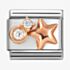 Nomination CLASSIC Rose Gold Cubic Zirconia Raised Star Charm 430305/50