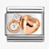 Nomination CLASSIC Rose Gold Cubic Zirconia Raised Heart Charm 430305/51