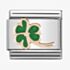 Nomination CLASSIC Rose Gold Green Clover Charm 430202/01