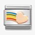 Nomination CLASSIC Composable Rose Gold Rainbow and Heart Charm 430202/16