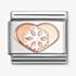 Nomination Classic Symbols Rose Gold Snowflake Charm 430202/45