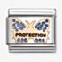 Nomination Classic Rose Gold Blue Protection Butterfly Charm 430202/51