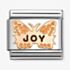 Nomination Classic Rose Gold Orange Joy Butterfly Charm 430202/52
