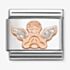 Nomination Composable Classic Rose Gold Glitter Angel Charm 430205/30
