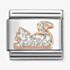 Nomination Composable Classic Rose Gold Glitter Cat Charm 430205/33