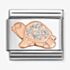 Nomination Composable Classic Rose Gold Glitter Turtle Charm 430205/34