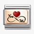 Nomination Composable Classic Rose Gold You and Me Infinity Charm 430204/08