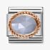 Nomination CLASSIC Rose Gold Stones Bandaged Agate Charm 430507/33
