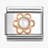 Nomination CLASSIC Rose Gold Freshwater Pearl Flower Charm 430503/02
