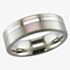 GETi 7mm Matte Polished Double Groove Engraved Ring 2208GP 7C ENG