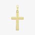 9ct Yellow Gold Etched Cross Loose Pendant 110125151366