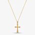 9ct Yellow Gold Plain Cross Pendant GCS1