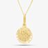9ct Yellow Gold St Christopher Necklace 1.61.7609