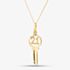 9ct Yellow Gold Number 21 Key Pendant Necklace 1.61.0581