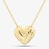9ct Gold Diamond Cut Heart Pendant 1.19.6344