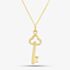 9ct Yellow Gold Key Necklace 1.63.2733