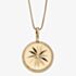 9ct Yellow Gold Wellness Symbol Necklace GP2281 GN141
