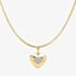 Gold Impression 9ct Yellow Gold Diamond Heart Pendant GP2402 GN141