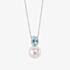 Gold Impression 9ct White Gold Freshwater Pearl & Blue Topaz Pendant GP2400W GN151