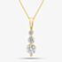 9ct Gold Cubic Zirconia Trilogy Pendant 1.62.4114