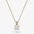 9ct Yellow Gold Cubic Zirconia Necklace 1.68.5302