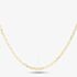 9ct Yellow Gold 18 Inch Oval Belcher Chain HOB080-18