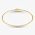 9ct Yellow Gold 7.5 Inch Oval Belcher Chain Bracelet HOBD-210-9Y-7.5