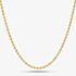 9ct Yellow Gold Rope Necklace HLRP-220-9Y