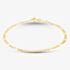9ct Yellow Gold 7.5 Inch Fine Figaro Chain Bracelet SFFP-230-9Y-7.5