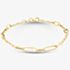 9ct Yellow Gold Paperlink Chain Bracelet 1.20.0492