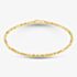 9ct Yellow Gold Diamond Cut Figaro Rope Bracelet 1.22.1171