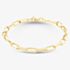 9ct Yellow Gold Paperlink Chain Bracelet 1.26.0552