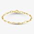 9ct Yellow Gold 7.5 Inch Figaro Chain Bracelet BBE006Y