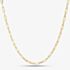 9ct Yellow Gold 18 Inch Oval Link Belcher Chain HPPC-270-9Y-18