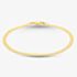 9ct Yellow Gold 7 Inch Diamond Cut Wave Herringbone Bracelet 1.29.9481