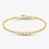 9ct Yellow Gold 18cm Hollow Belcher Chain Bracelet 1.24.0141