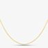 9ct Yellow Gold 18-Inch Square Trace Necklace CN754-18