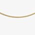 9ct Yellow Gold 16 Inch Fine Diamond Cut Curb Chain 1.13.0033