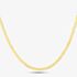 9ct Yellow Gold Flat Curb Chain SUFC-340-9Y