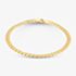 9ct Yellow Gold 7.5 Inch Curb Chain Bracelet UFC100 7.5