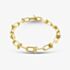Gold Classic 9ct Yellow Gold 7.5 Inch Fancy Bar Ball Chain Bracelet HBGT-900-9Y-7.5