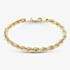 9ct Yellow Gold 7.5 Inch Rope Chain Bracelet HLRP-500-9Y-7.5
