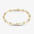 9ct Yellow Gold 7.5 Inch Fancy Ball Bar Chain Bracelet HTLC-600-9Y-7.5