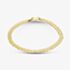 9ct Yellow Gold 7 Inch Hollow Three-Row Bead Bracelet CN970-07